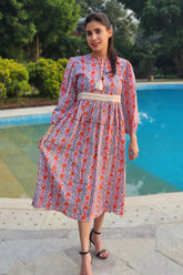 Radiant Tulip Bloom Dress